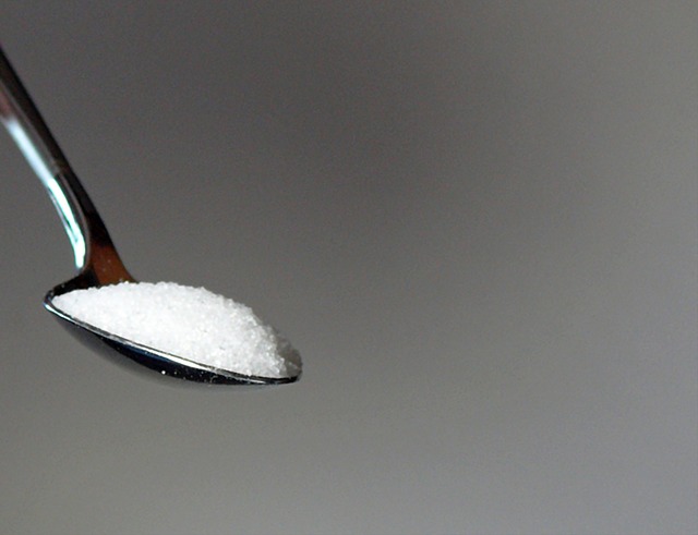 Löffel mit Süßstoff